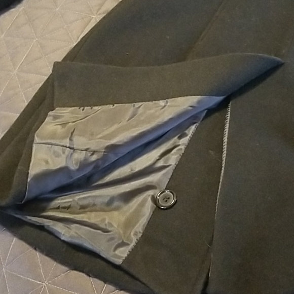 Womens black dress coat - Picture 10 of 10